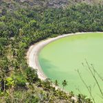 Landscape Mayotte Dziani Lake Indian Ocean