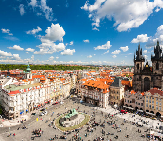 Old Town Square in Prague, Czech republic